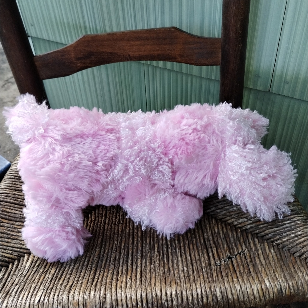 ∆Pink Poodle Dog Puppy Plush Stuffed Animal 12" Rinco Floppy - Picture 6 of 10